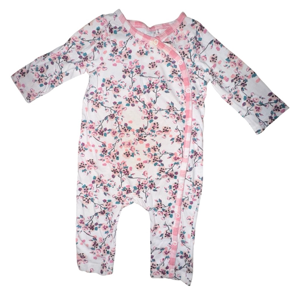 ☀️6/$20☀️ Jessica Simpson Pink Floral Baby Pajama Set